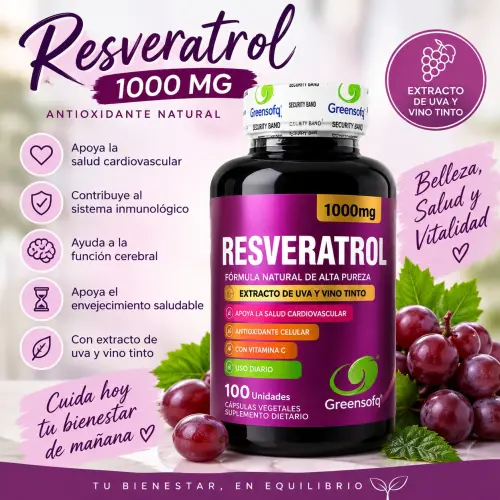 🍇 NAD+ + RESVERATROL — GREENSOFG — imagen 2
